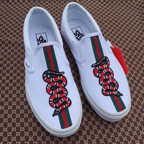 gucci x vans slip on|vans gucci custom.